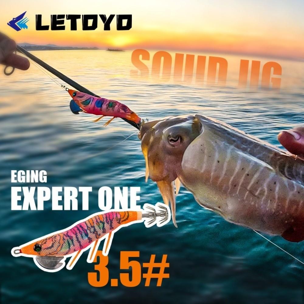 135mm Length Squid Jig Lure 18.5g Weight Artificial Squid Lure Sea Fishing Lure For Octopus