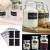 25sheets(100pcs) Blackboard Stickers Waterproof Chalkboard Kitchen Spice Label Sticker Home Jars Bottles Tags Labels Marker