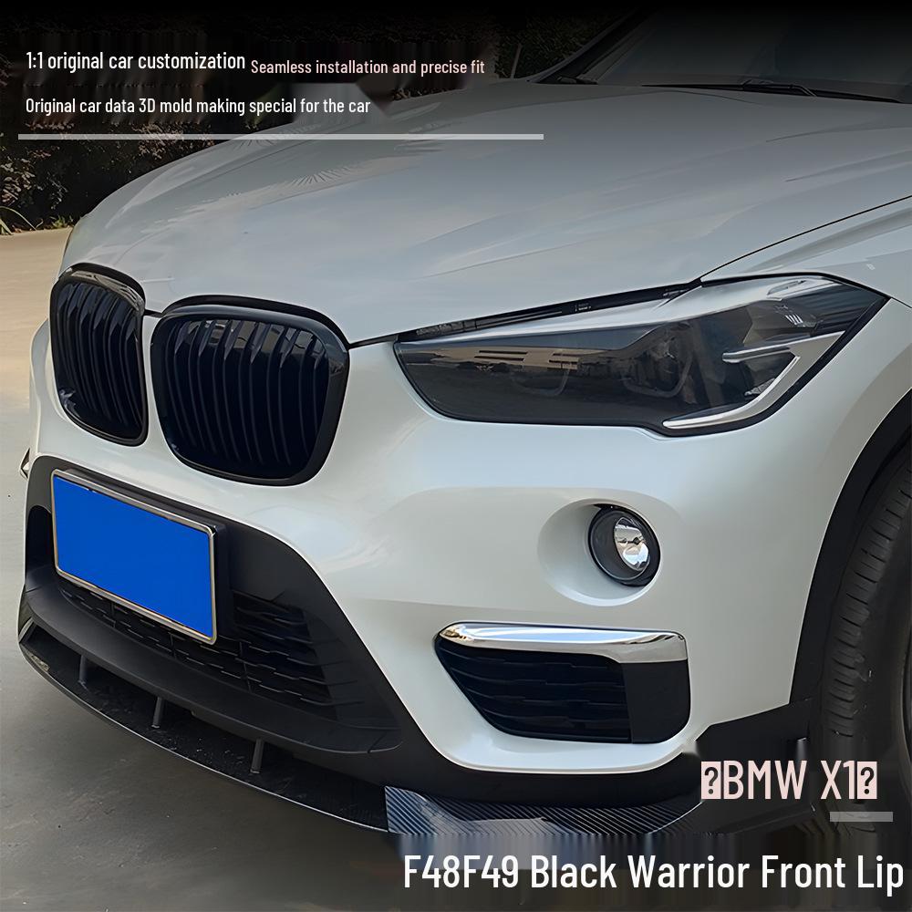 Передний спойлер Black Knight для BMW X1 (2016+) F48/F49