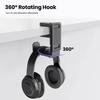 Desk Cup Holder with Earphone Hook Strong Load-bearing U-Slot Design Universal Adjustable Arm