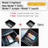 yz Storage Box for Tesla Model Y Juniper Launch 2025 Model 3 Highland Organizer Accessories Center Console Trays Hidden Cup Holder