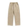 Retro Cotton Casual Pants With Pleats And Drawstring Waist For Men