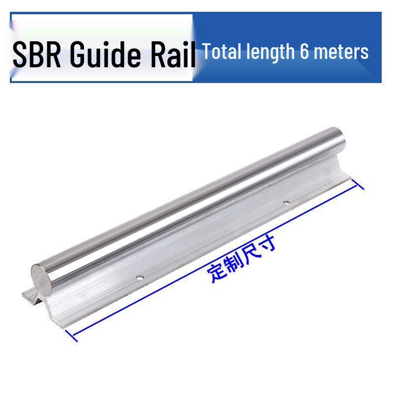 Precision SBR Linear Guide & Slider Woodworking Saw Table with Aluminum Support (SBR12, SBR16, SBR20).