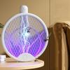 Handheld Foldable Mosquito Killler USB Charging Fly Swatter Electric Mosquito Killler  Bedroom