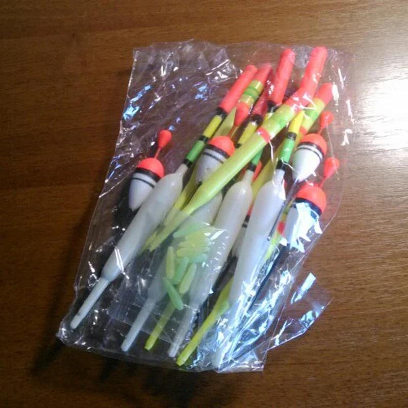 Рыболовный цветной поплавок с комбинацией нескольких размеров, подходит для ловли большинства рыб на открытом воздухе, рыболовное оборудование прочное и долговечное