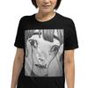 Creepy Anime Girl Horror Short-Sleeve Unisex T-Shirt