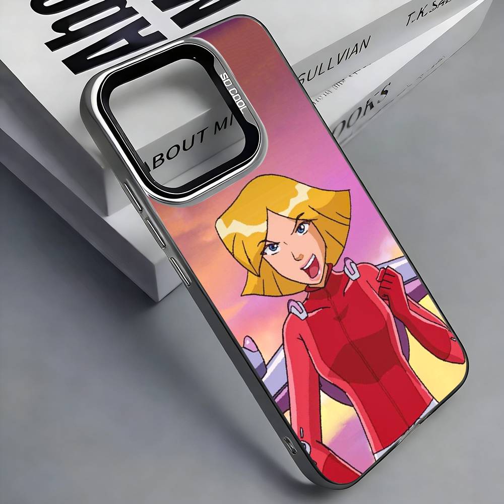 Крутой Т-Полностью Ш-Шпионы Чехол для Телефона Для iPhone 17, 16,15,14,13,12,11 Plus,Pro Max, Цветной Серебристый Funda Чехол