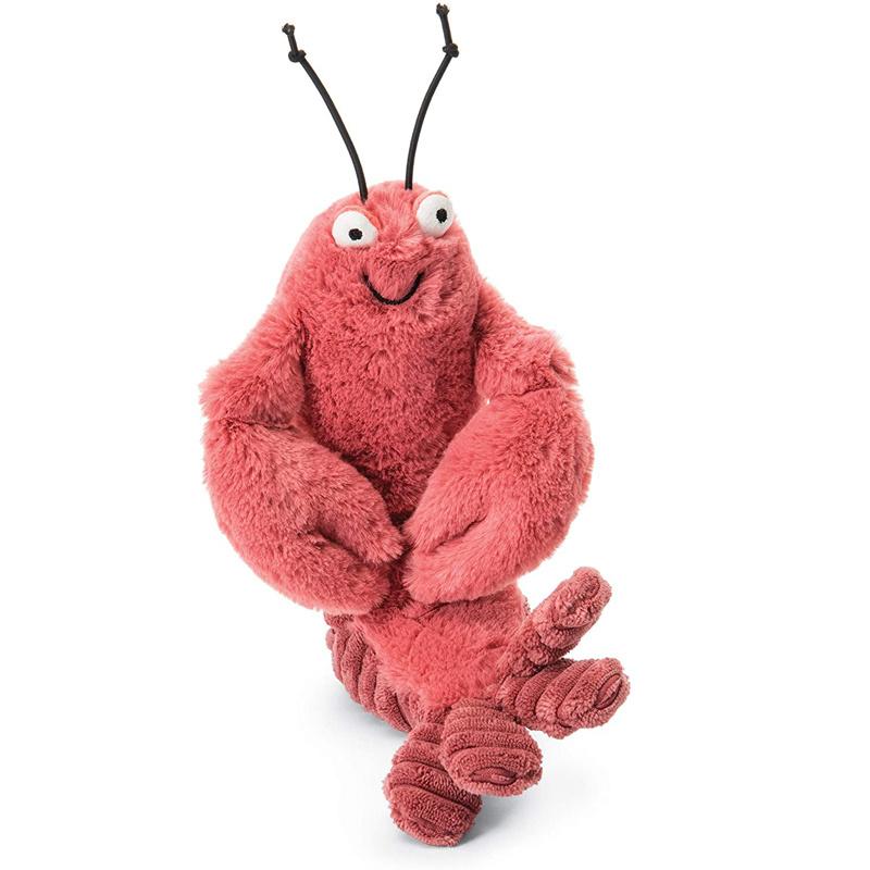Cute Lobster Plush Toy Soft Shrimp Stuffed Animal Baby Doll Funny Gift For Kids Children