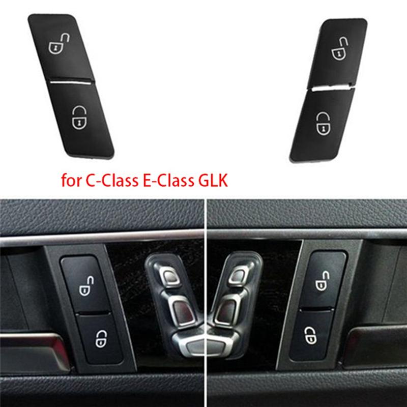 1 Set L&R Car Door Lock Switch Button For C-Class E-Class GLK W204 W212 W166 W176(4 Pcs)Benz Replacement-A87Q