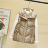 Women's Winter Short Cotton Vest, New Thermal Cotton Vest Jacket, Loose Down Cotton Vest In Autumn and Winter