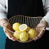 Железная фруктовая корзина Контейнер для фруктов Чаша Домашняя креативная корзина для сушки Дисплейная корзина Стол Поднос для хлеба и закусок Хранение закусок