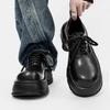 Fashion Black New Trendy Men's Shoes Thick Bottom Height Increasing Design Style Fashion Party Outdoor Street Daily Quality Shoes Hot