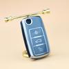 3 Buttons TPU Cover Case for Volkswagen Polo Passat B5 Golf 4 5 6 MK5 MK6 Eos Bora Beetle TSI Protect Car Key Shell