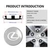 4pcs Car Wheel Center Hub Caps Sticker Auto Emblem Wheel Center Cap For Lexus RX350 IS250 IS200 GS300 LX570 RC350 UX250h ES350 AEJ1