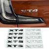 ABS Car Tail Letters Emblem Sticker for Cadillac XT4 XT5 XT6 XTS CT4 CT5 CT6 AWD ATS-L Auto Rear Trunk Badge Exterior Decoration