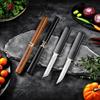 2 комплекта, пластиковая ручка, нож для фруктов из нержавеющей стали, нож с двойным лезвием для обвалки, нож для мяса, нож для разделки мясника