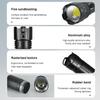 XHP360 Super High Power Flashlight Waterproof Outdoor Flashlight Long Range Zoom Torch Light