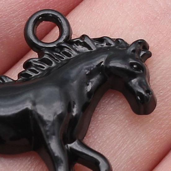 Metal Horse Pendant Retro Horse Charm Vintage Running Horse Pendant for Jewelry Making DIY Earrings Keychains Necklaces Craft Projects
