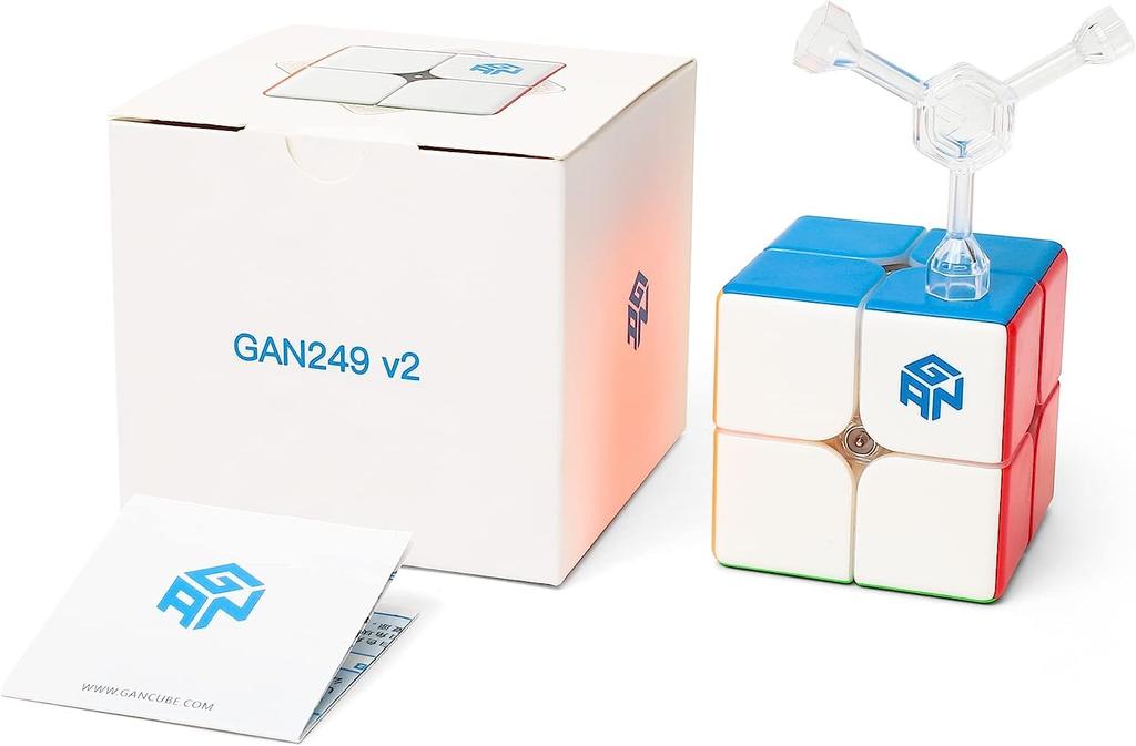 Официальный GAN 249 v2 GunCube Без наклеек GAN249 2x2 Соревновательный Простой Волшебный Кубик - Кубик, Крутить,