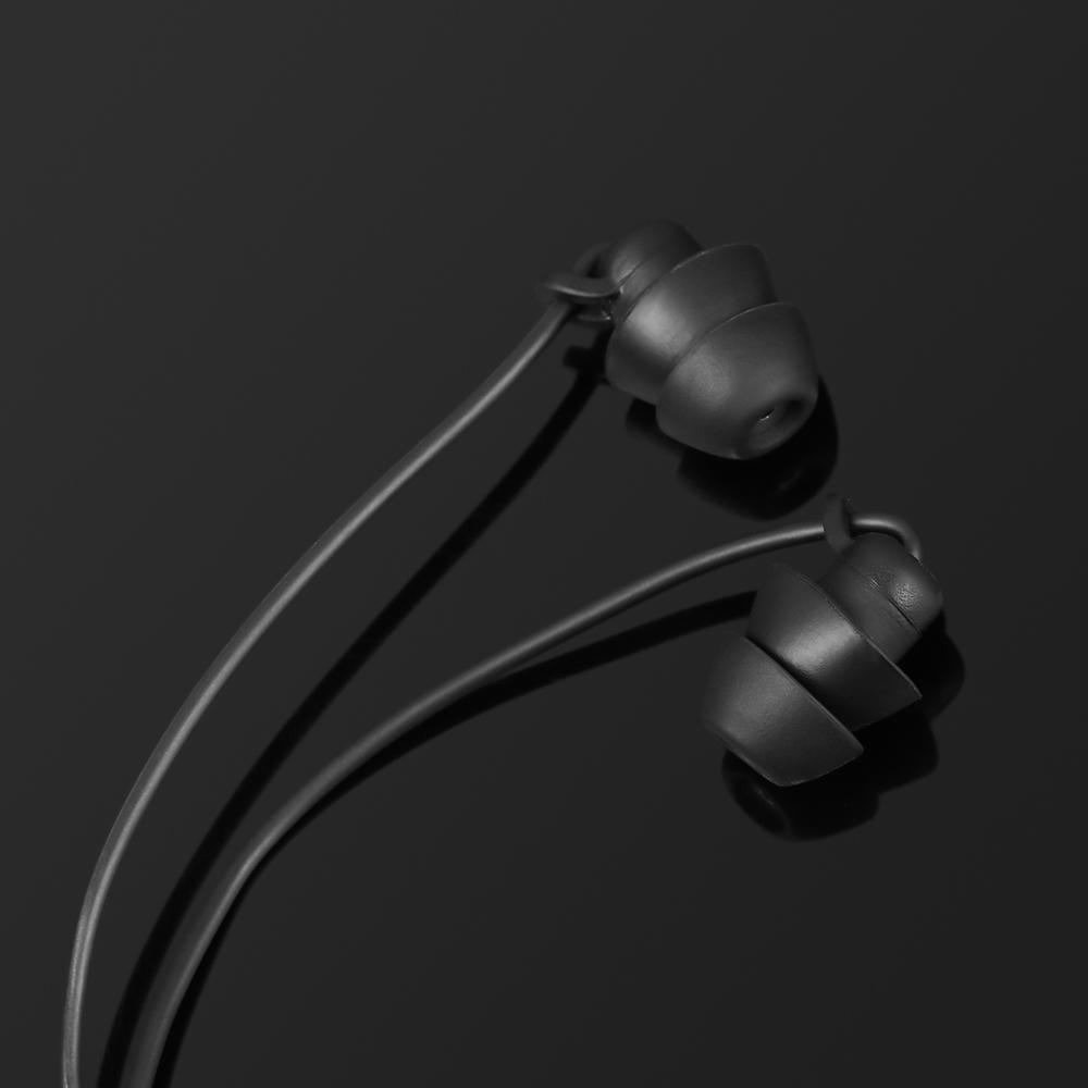 3.5mm Silica Gel Noise Reduction Earphones In-Ear Headset Sleep Headphones Noise Reduction
