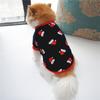 Pet Cats Dogs Autumn Winter Classic Christmas Fleece Jacket