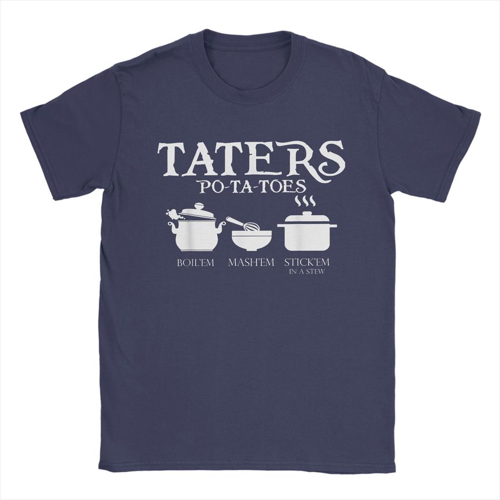Taters Potatoes LLords Of The RRings T Shirt for Unisex Women 100 Cotton Amazing Tee Shirt Short Sleeve Clothing 4XL 5XL