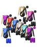 Kids Girls Stylish Clothing Set for Skating Training Wear Outfits Long Sleeve Keyhole Back Leotards and Shorts Hair Band