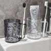 INS Mouthwash Cup Toothbrush Holders Wash Cup Set Ins Bathroom Shelf Supplies Bathroom Rack Punch-free Toothbrush Organzier