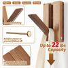 Handmade Piano Key Shaped Hooks Foldable Entry Wall Hooks Wall Mounted Coat Racks  Home Porch Door