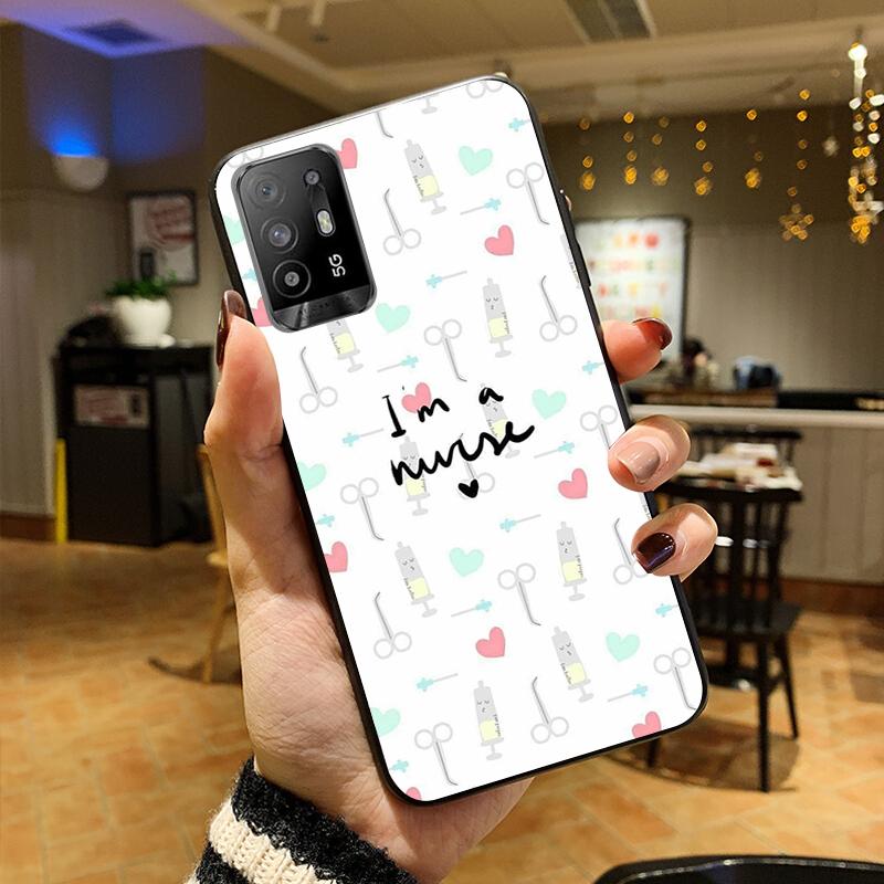Medicine Nurse Doctor Phone Case for OPPO A54 A74 A94 A53S A9 A5 A15 A16 A91 A96 A76 Reno8 8Pro Reno2 Z