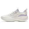 New Leaf 3.0 Cushioning Wear Resistant Low Top Sprint Running Shoes Women's Ivory White Purple 922315520-6
