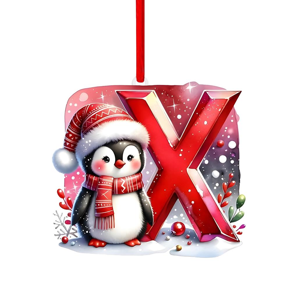 26 Letter,Christmas,Ornaments,Acrylic,1