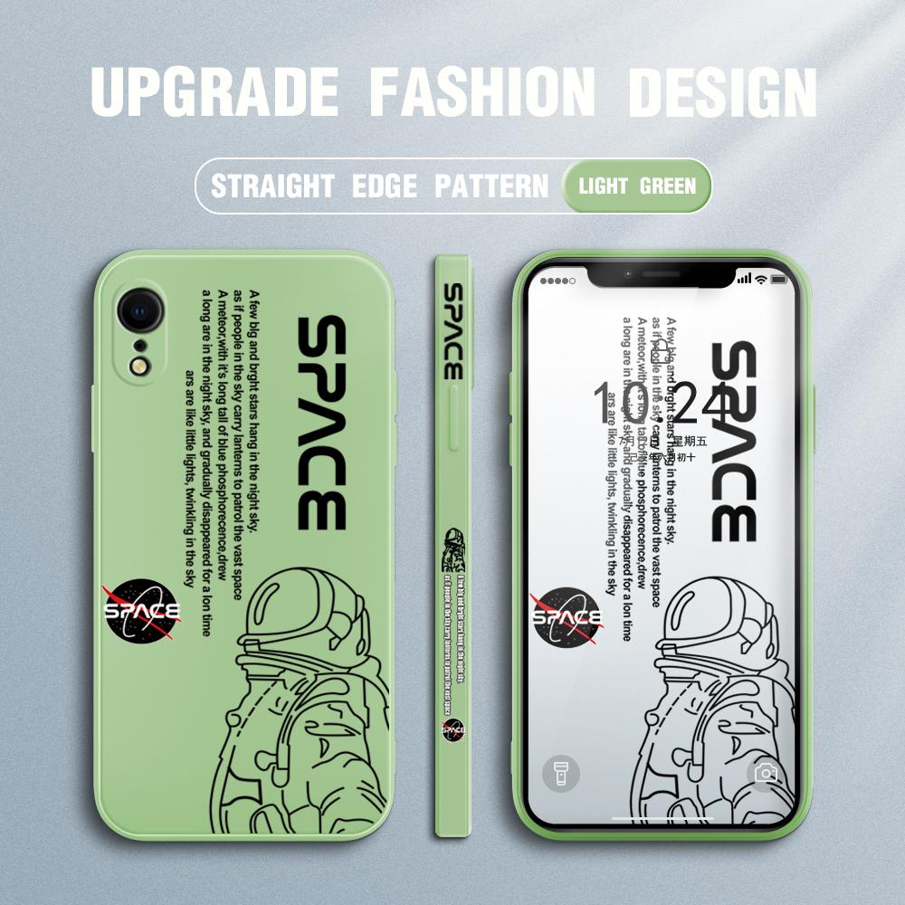 Стильный чехол для телефона с астронавтом для Redmi Xiaomi POCO Note 10 Pro 9 9A 9T 10C 8 7 11 Lite 5G X3 M3 с квадратным краем, мягкая полная защита камеры, мягкий чехол из ТПУ