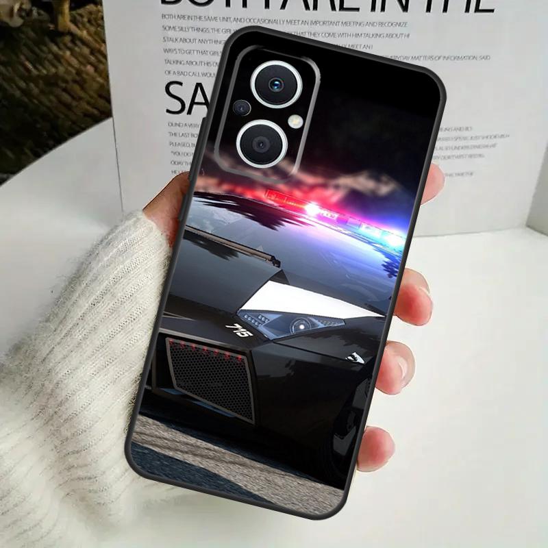 Чехол для полицейской машины для OPPO Reno 8 7 6 5 4 Lite 8T 5Z 4Z 10 11F OPPO Find X5 X6 Pro X2 Neo X3 Lite Cover