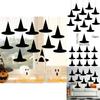 Halloween Witch Hat Paper Party Decor For Festive Scene Setting 12 Pack
