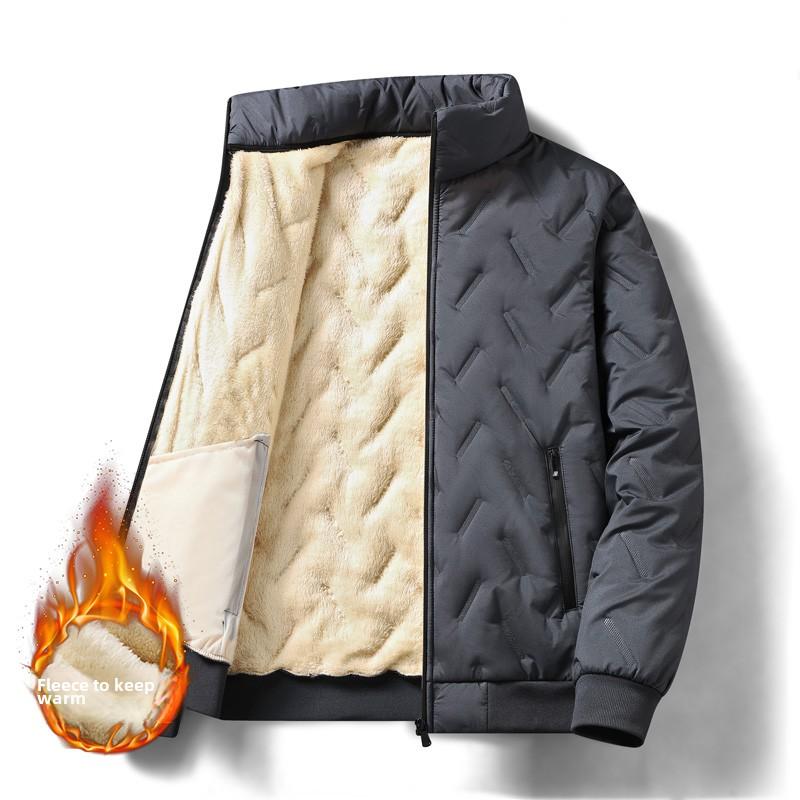 Мужская верхняя одежда Cozy Up, толстая флисовая ветровка, флисовые теплые пальто
