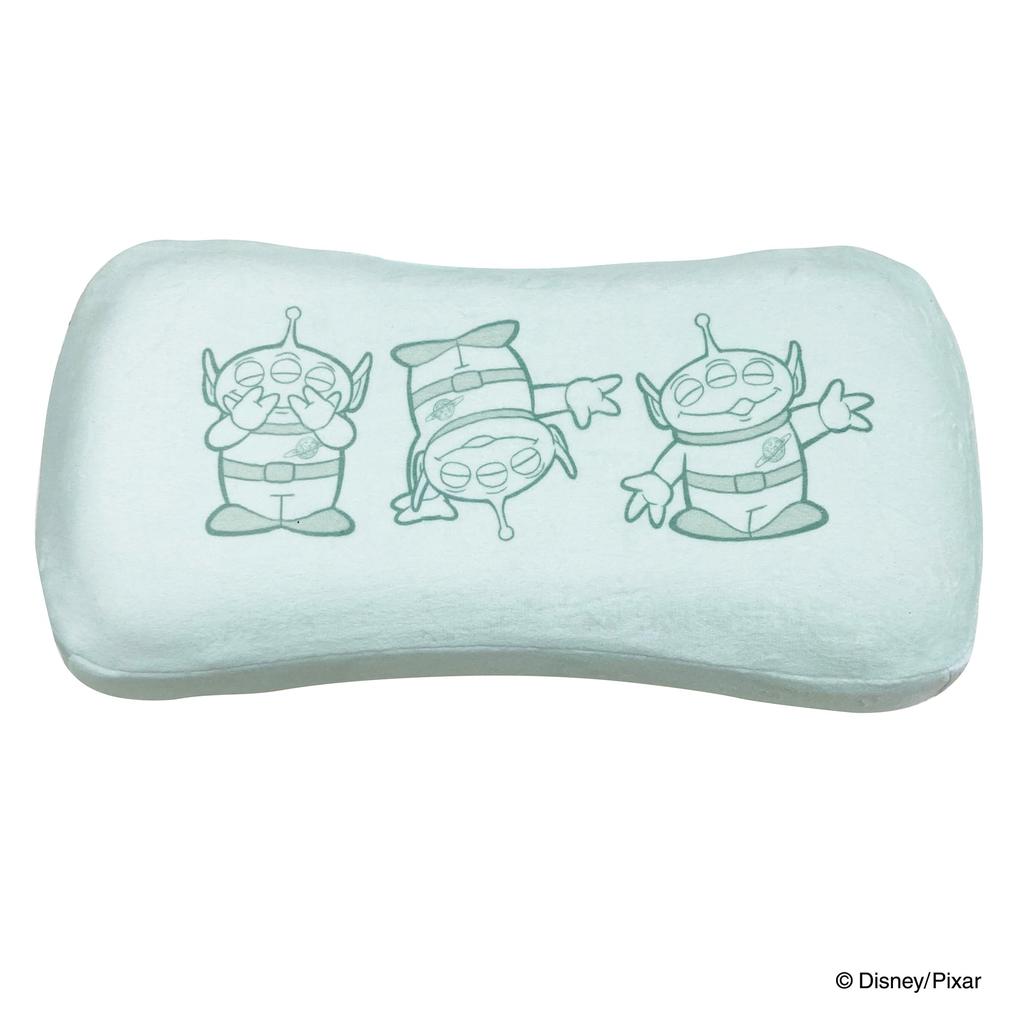 MORIPiLO Morishita подушка с эффектом памяти, история игрушек, инопланетянин, 15x31 см, поддержка талии, поддержка спины, плюшевая подушка Disney Pixar, пастельно-зеленая 4621194