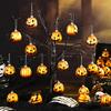 12Pcs Pumpkin Pendants Halloween Tree Decorations Waterproof Easy To Install Outdoor Indoor Reusable Hanging Ornaments