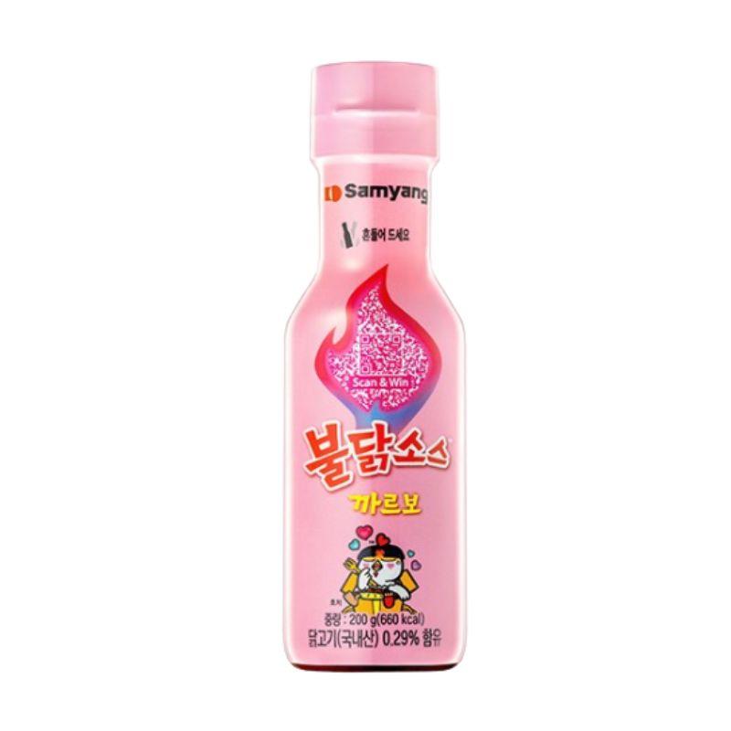 Samyang Carbo Buldak Hot Chicken Flavor Sauce Creamy Korean Spicy Sauce 200g 1ea/2ea
