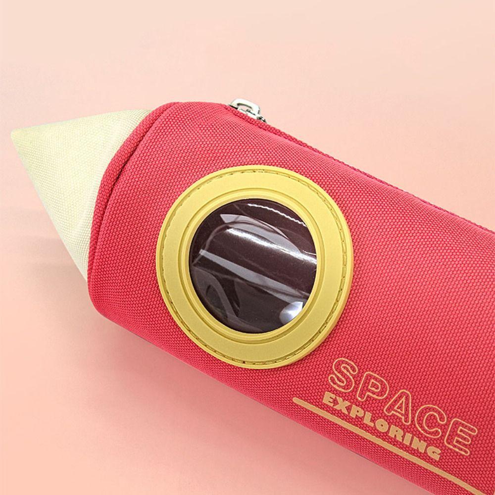 Cute Cartoon Pencil Case Cartoon Pencil Shape Pencil Cases Durable Lovely Pen Bag Student