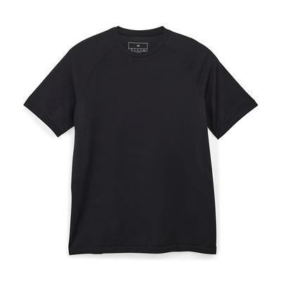 Футболка с коротким рукавом Run Knit, мужские топы, черная IW9993