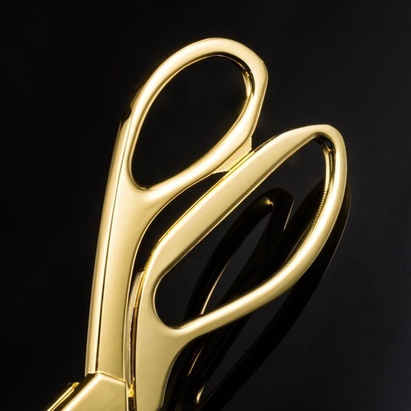 Золотые портновские ножницы 8/9,5/10,5 дюйма, профессиональные швейные ножницы из марганцевой стали, серебряные ножницы