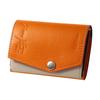 Маленький кошелек Giacomo Valentini Model Wallet Made in Japan Orange [Abrasas] Мужской