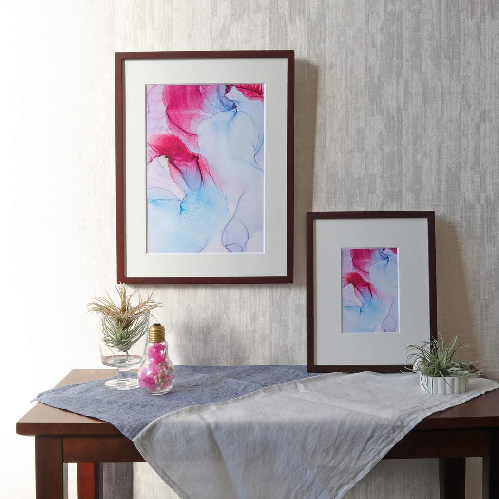 Larson Jules фоторамка формата А4 с паспарту D771 внешняя рамка сепия (размер рамы четверть-вырезанный, размер 438x362 мм)