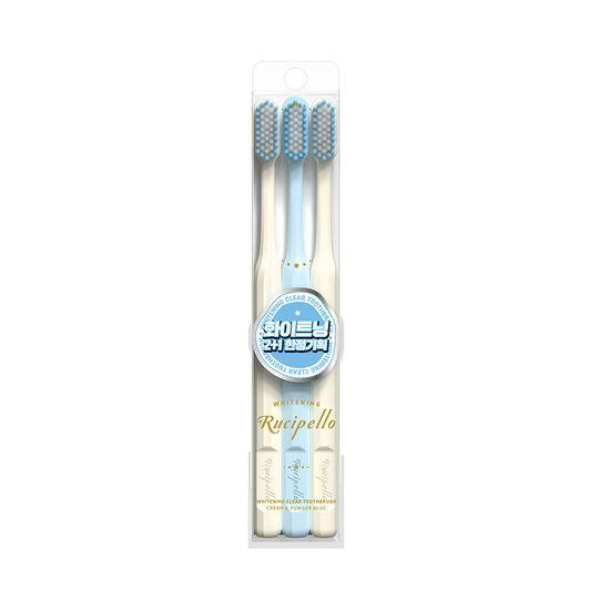 Rucipello Whitening Clear Toothbrush 2+1