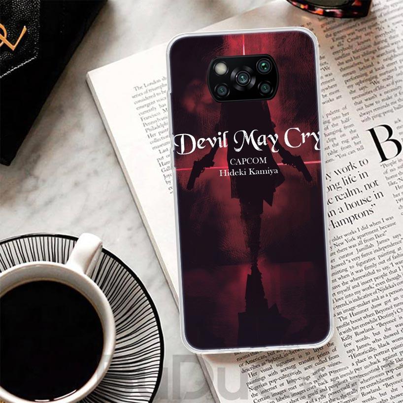 Игровой чехол D-Devil May Cry 5 для телефона Xiaomi Poco X7 X6 X5 Pro X3 Nfc F7 Ultra Чехол-накладка F6 F5 X4 F4 Gt F3 M6 M5S M4 M3 С принтом