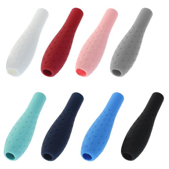 Silicone Anti-Slip Stylus Sleeve Protective Case Pen Grip Cover for Pencil