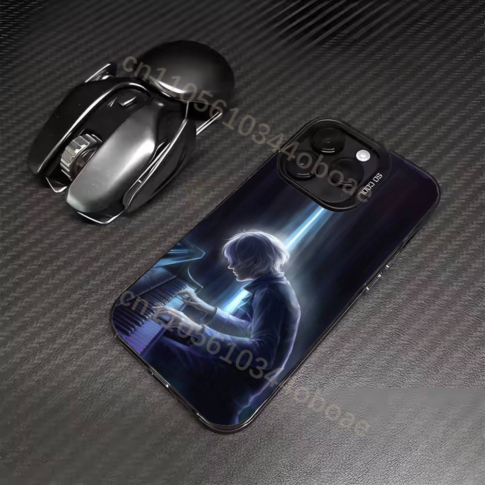Чехол для телефона 'Классическая музыка пианино' для iPhone 17,16,15,14,13,12,11,Pro,MAX,Plus, мягкий ТПУ, приятный для кожи