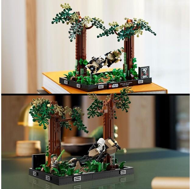 LEGO Star Wars 75353 Диорама: Преследование на боевом корабле по Эндору