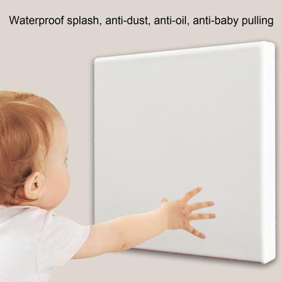 Защитная крышка для розетки, ультратонкая, защищенная от детей, защитная панель для розетки, декоративная защитная панель для розетки на стене дома или офиса